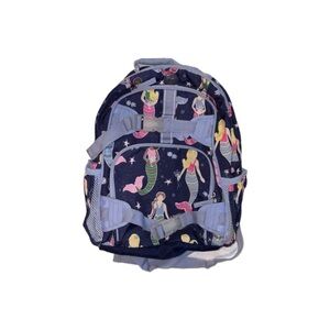 Pottery Barn Kids Mackenzie Navy Mermaid Backpack